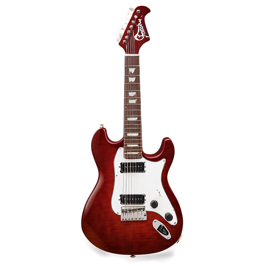 Red Electric Guitar Png Lls64 PNG Image