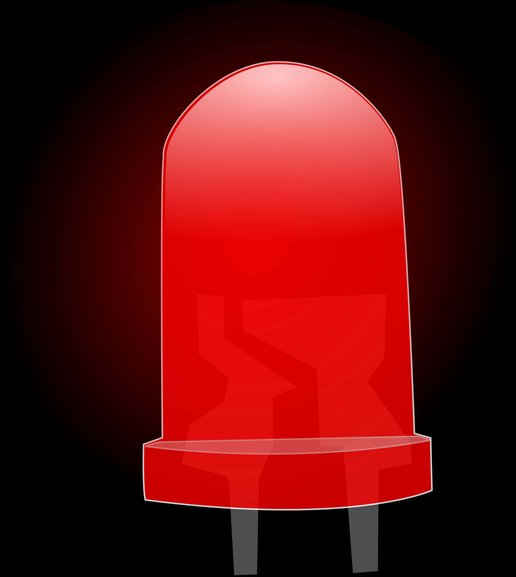 Red Emergency Siren Illustration PNG Image