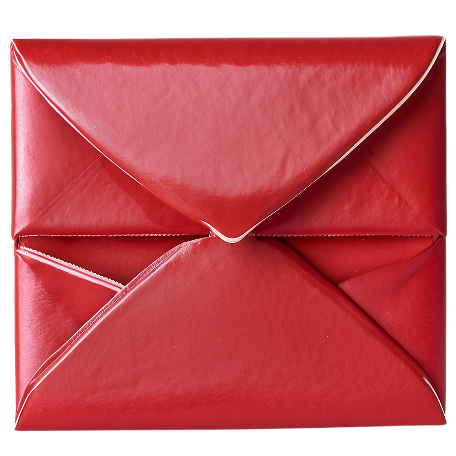 Red Envelope With Butterfly Motif Png Bkq PNG Image