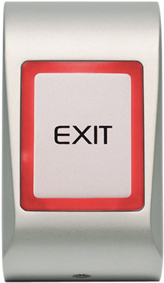 Red Exit Button PNG Image