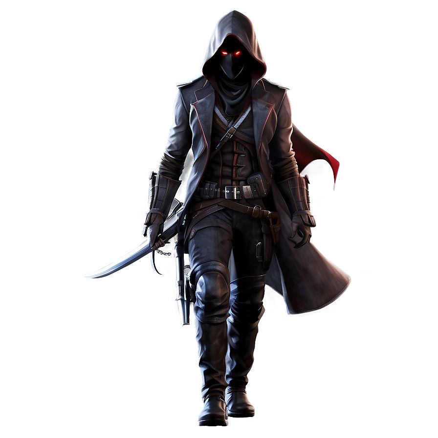 Red Eyes Assassin Png Puc PNG Image