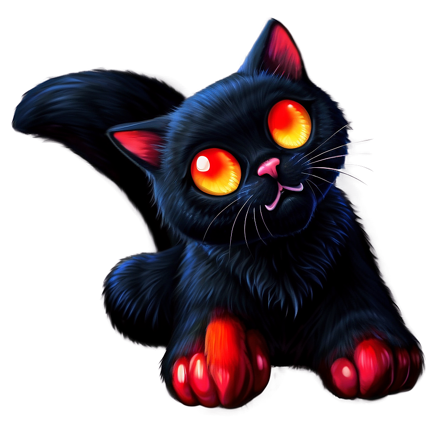 Red Eyes Black Cat Png 05252024 PNG Image