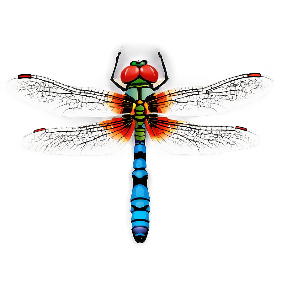 Red Eyes Dragonfly Png Cvg PNG Image