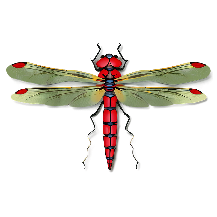 Red Eyes Dragonfly Png Ual56 PNG Image