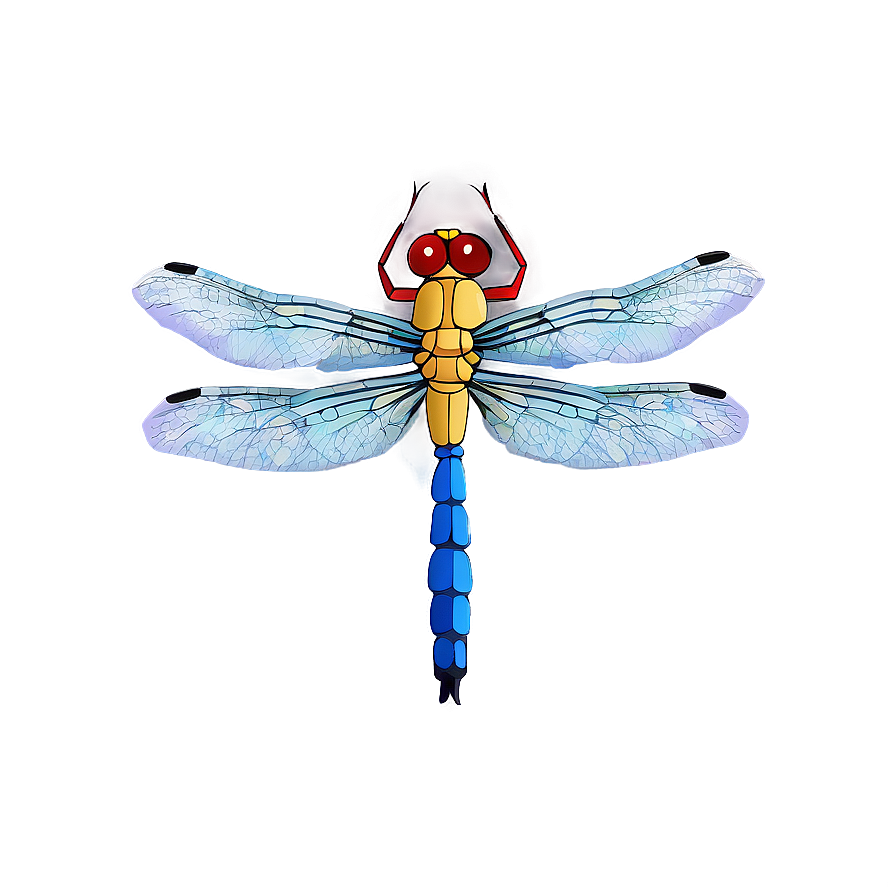 Red Eyes Dragonfly Png Usw86 PNG Image