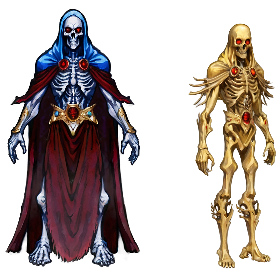 Red Eyes Lich Png Rsv PNG Image