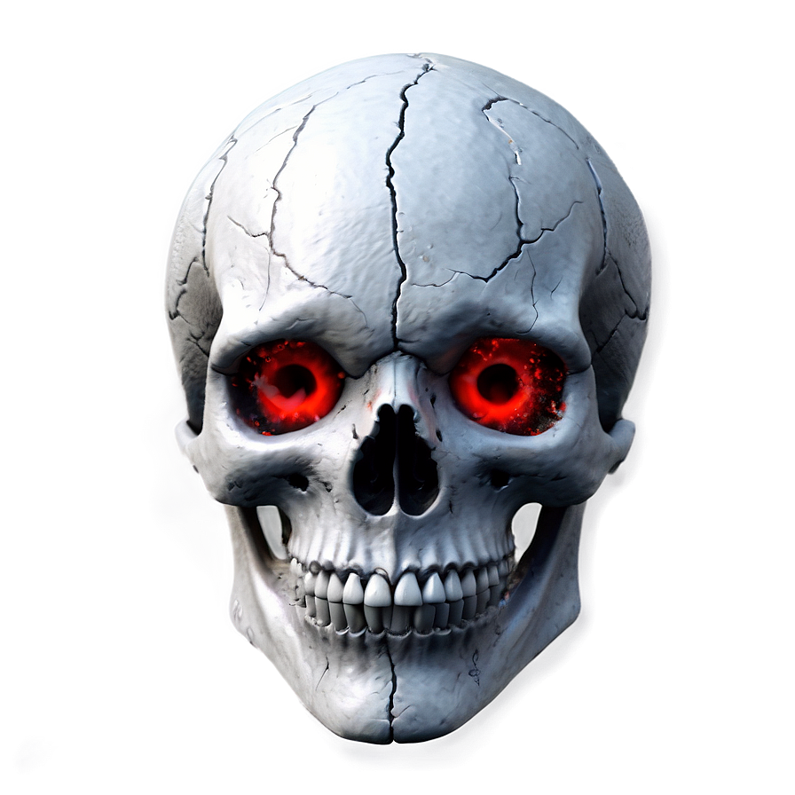 Red Eyes Skull Png Rnb PNG Image