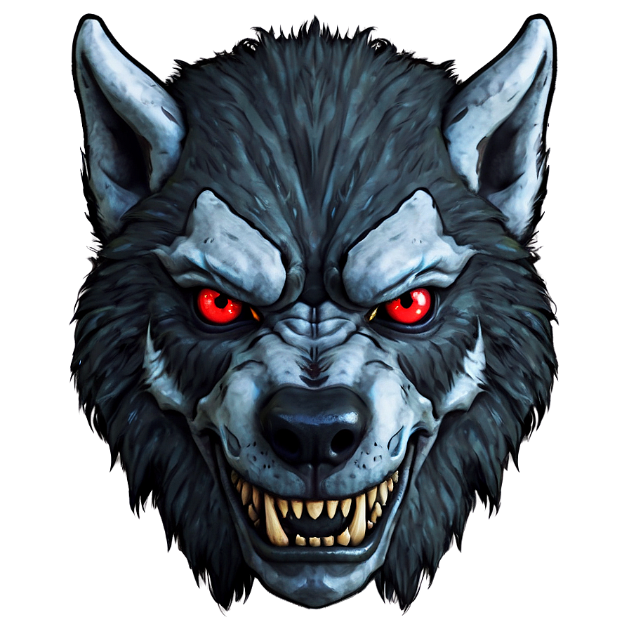 Red Eyes Werewolf Png Afq PNG Image