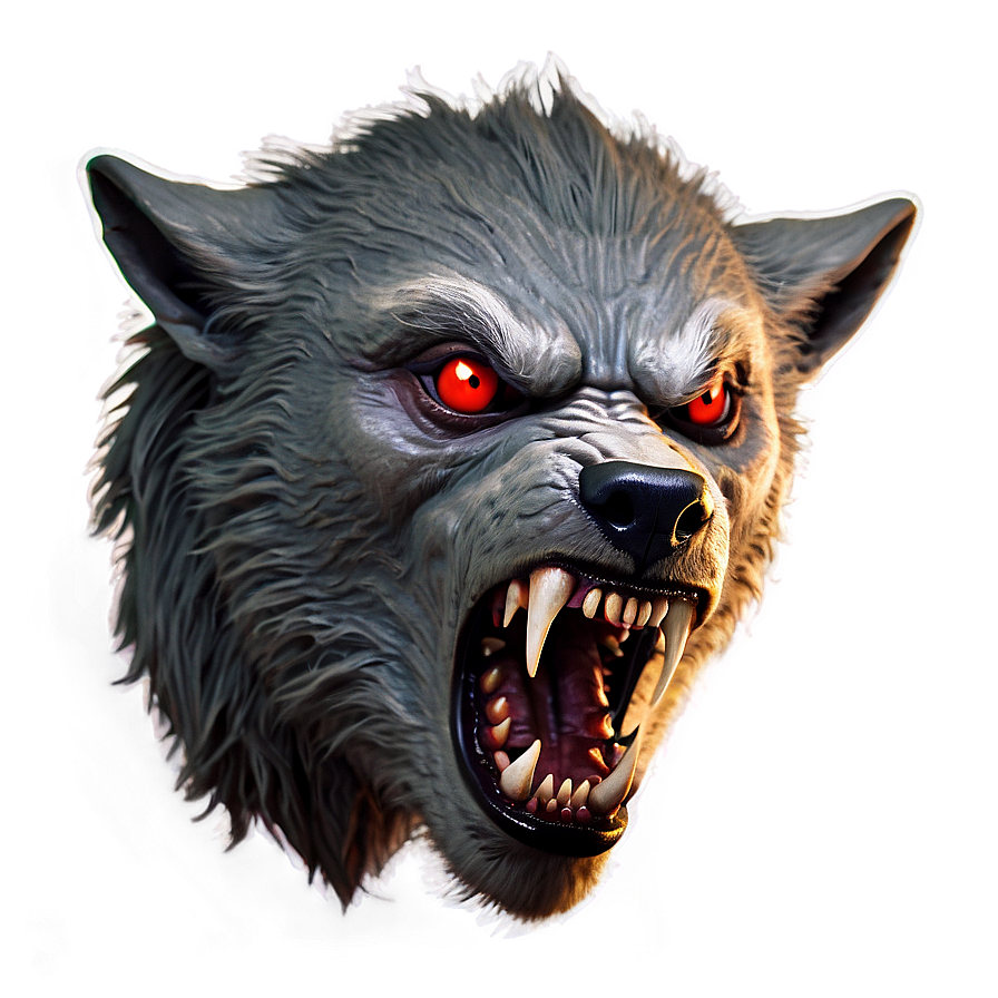 Red Eyes Werewolf Png Ufb PNG Image