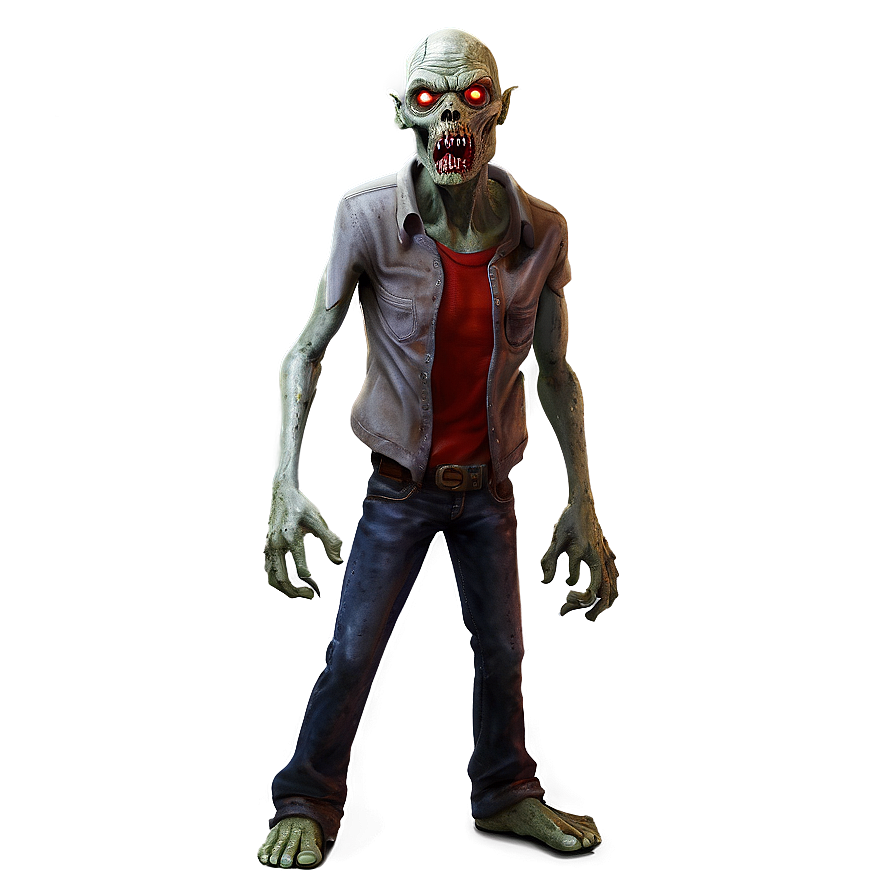 Red Eyes Zombie Png Mji41 PNG Image