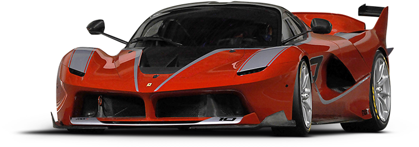 Red Ferrari La Ferrari Aperta Side View PNG Image