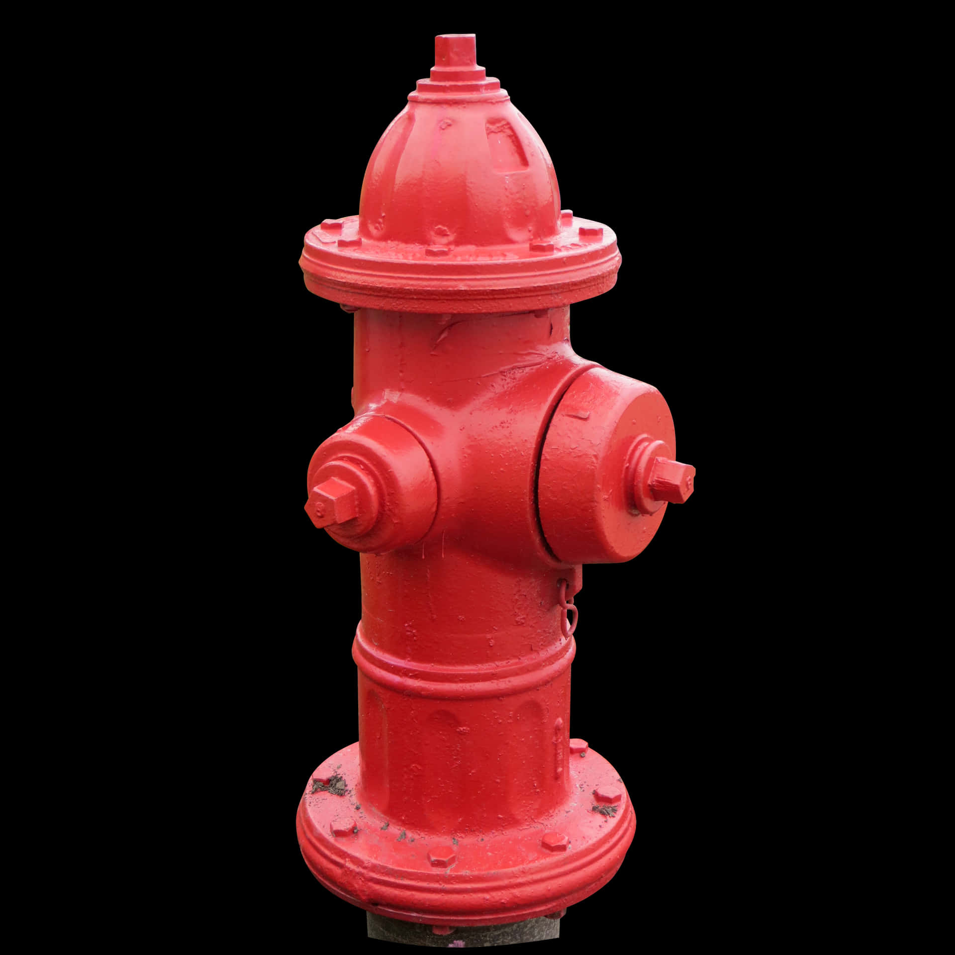 Red Fire Hydrant Isolated PNG Image