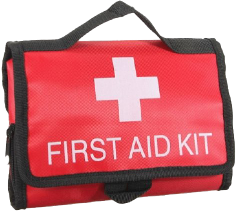 Red First Aid Kit Bag PNG Image