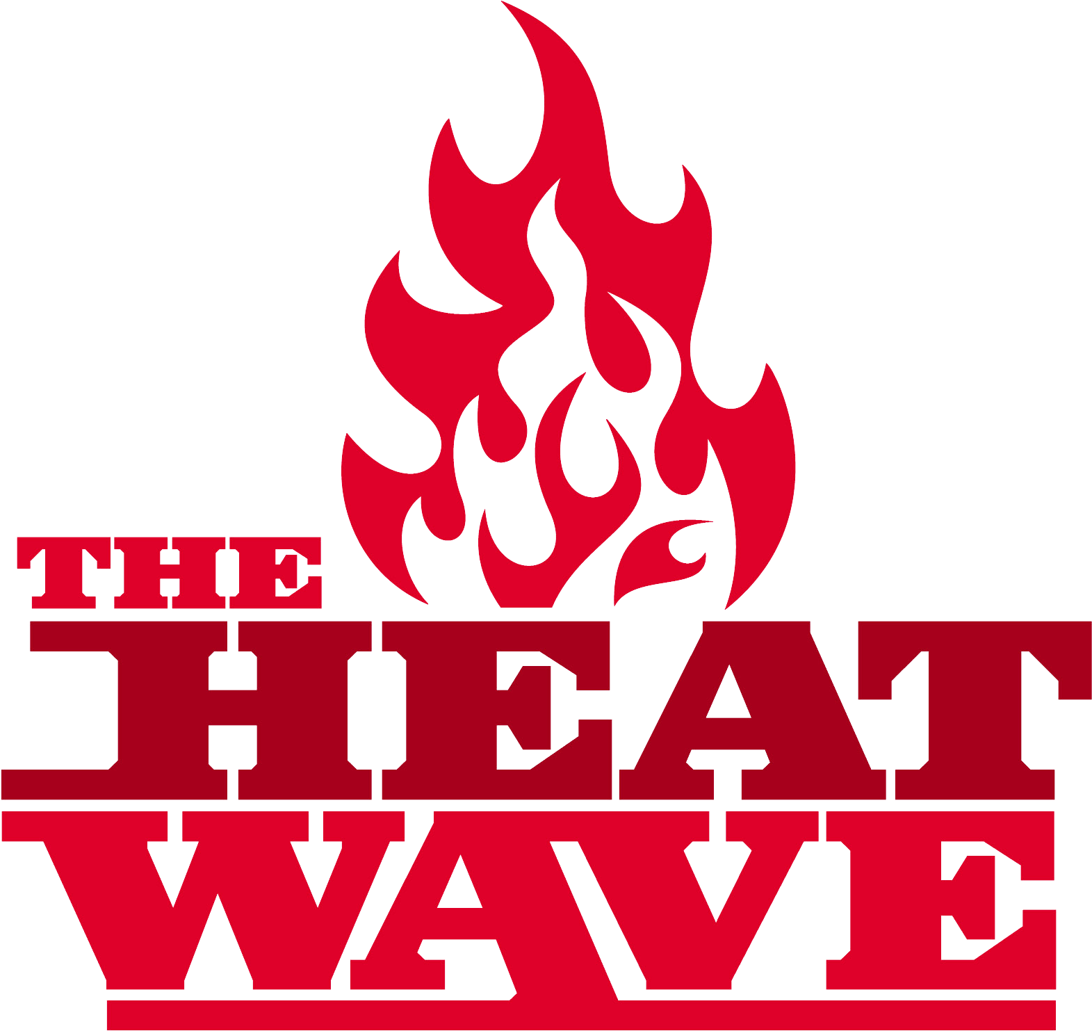 Red Flame Heat Wave Graphic PNG Image