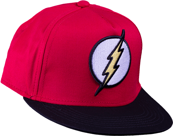 Red Flash Logo Cap PNG Image