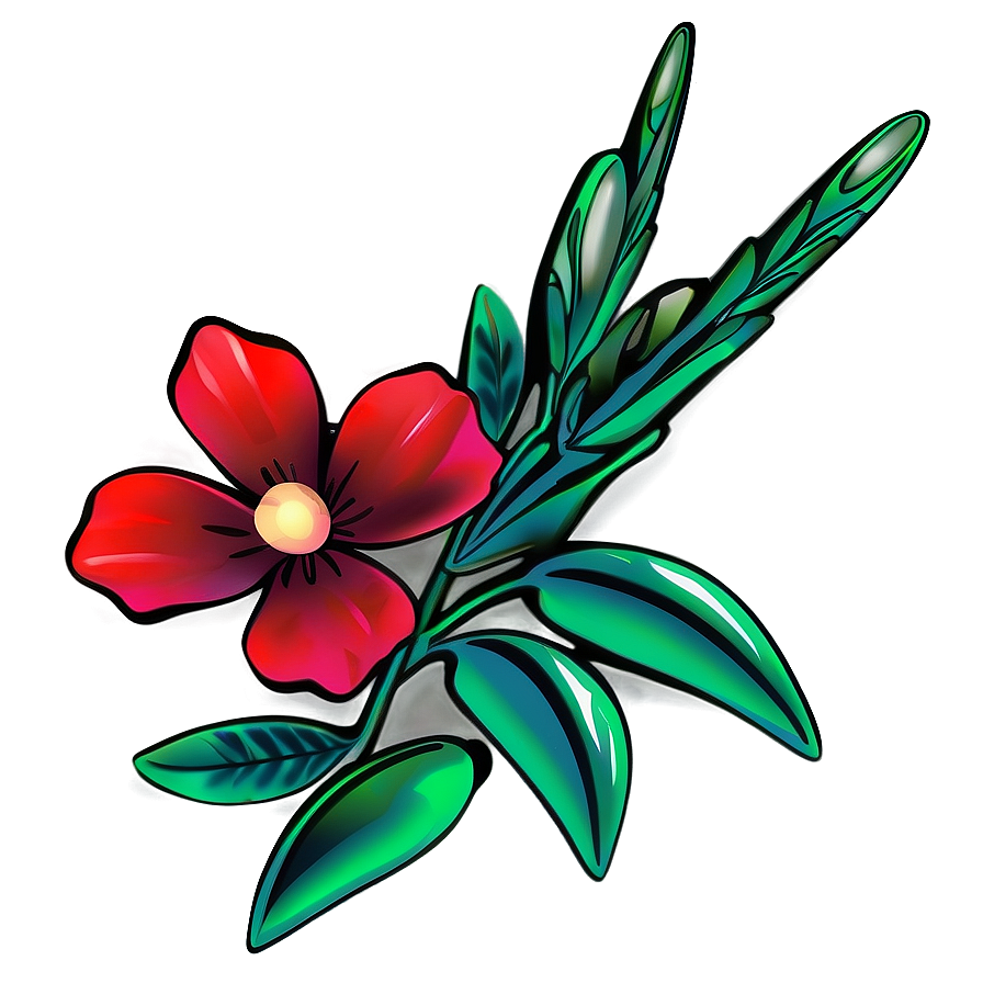 Red Flowers Clip Png 06122024 PNG Image