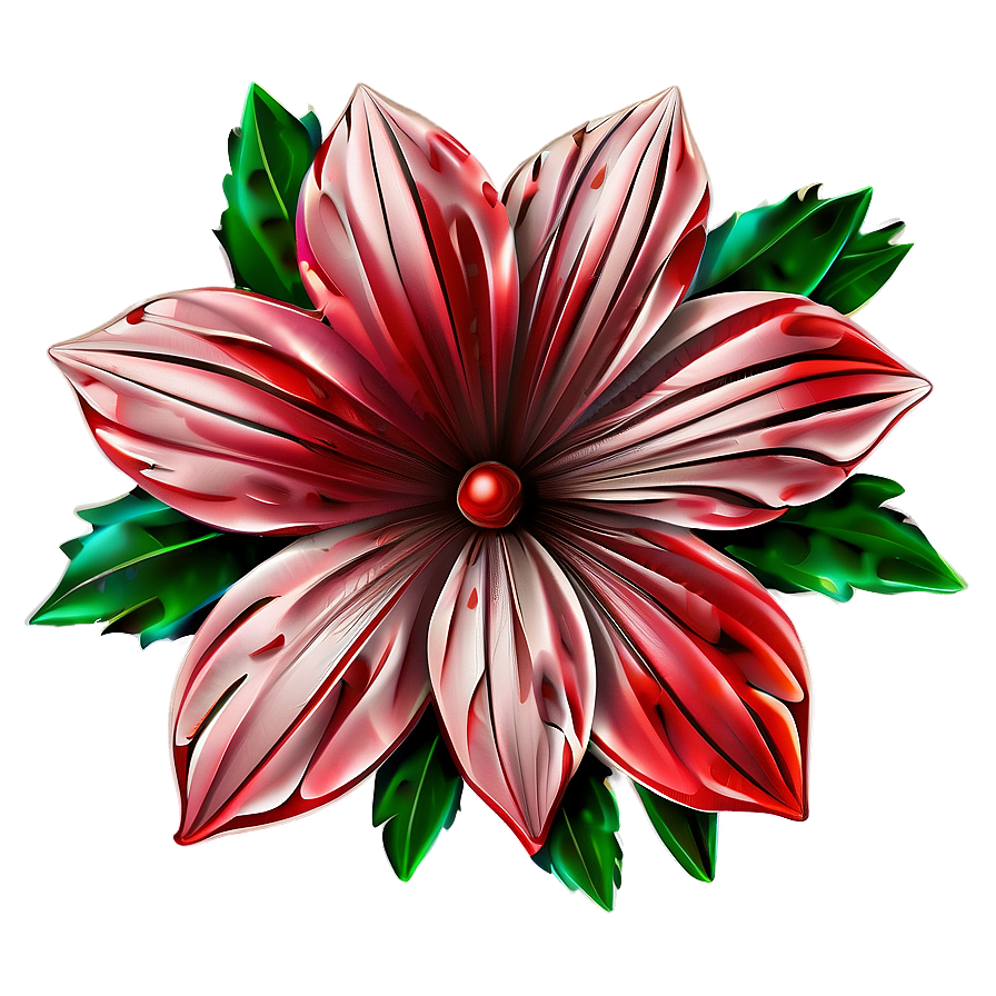 Red Flowers Decoration Png 10 PNG Image