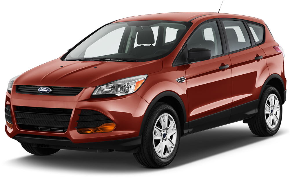 Red Ford Escape S U V Profile View PNG Image