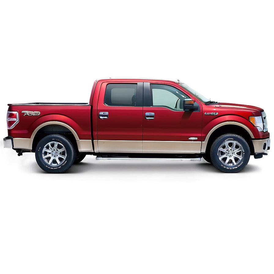 Red Ford F150 Truck Png 12 PNG Image