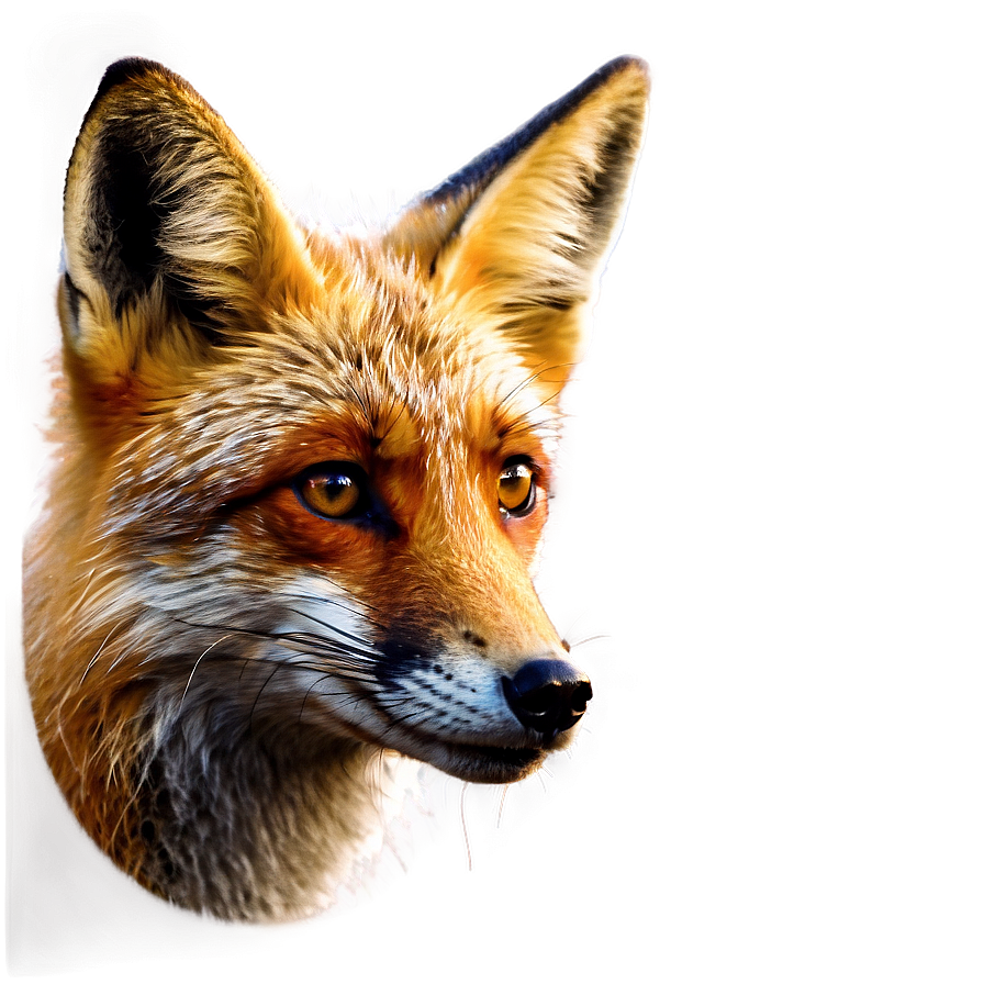 Red Fox Glance Png 06242024 PNG Image