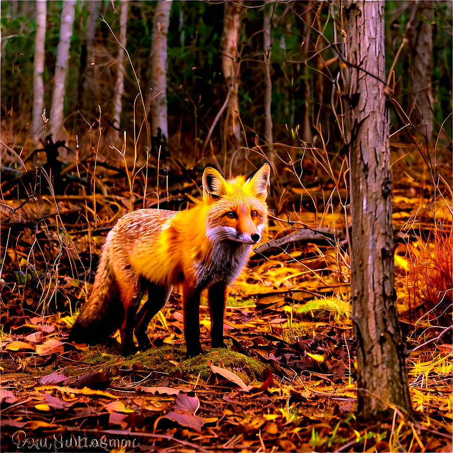 Red Fox Habitat Png 06242024 PNG Image