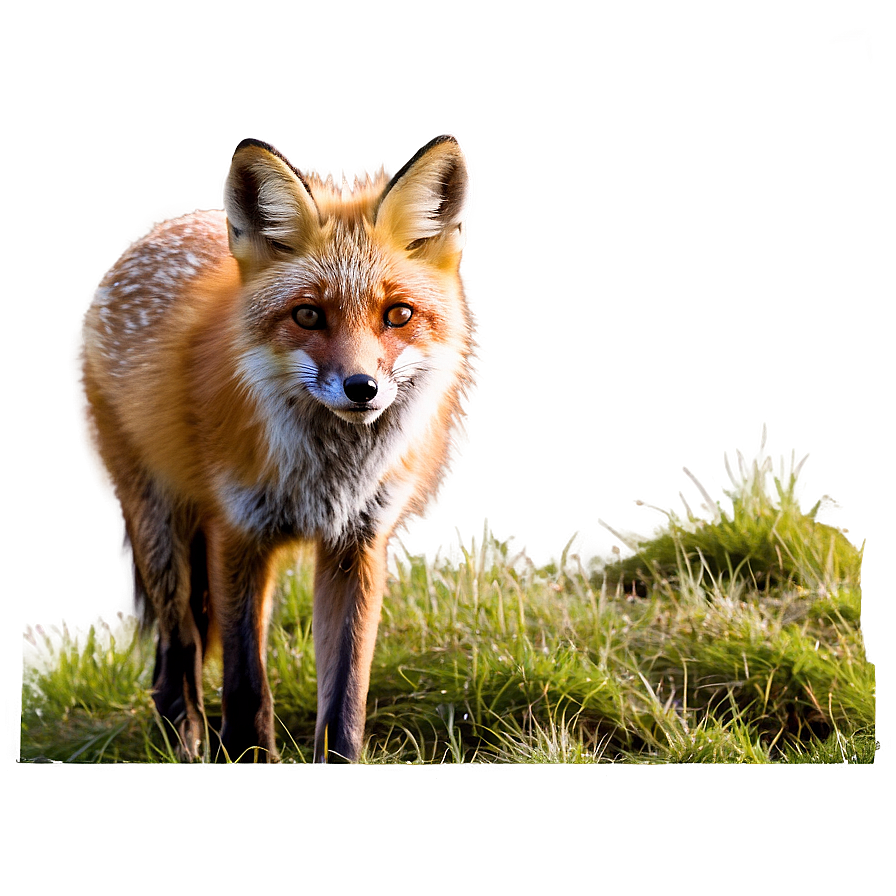 Red Fox In Nature Png Fku PNG Image