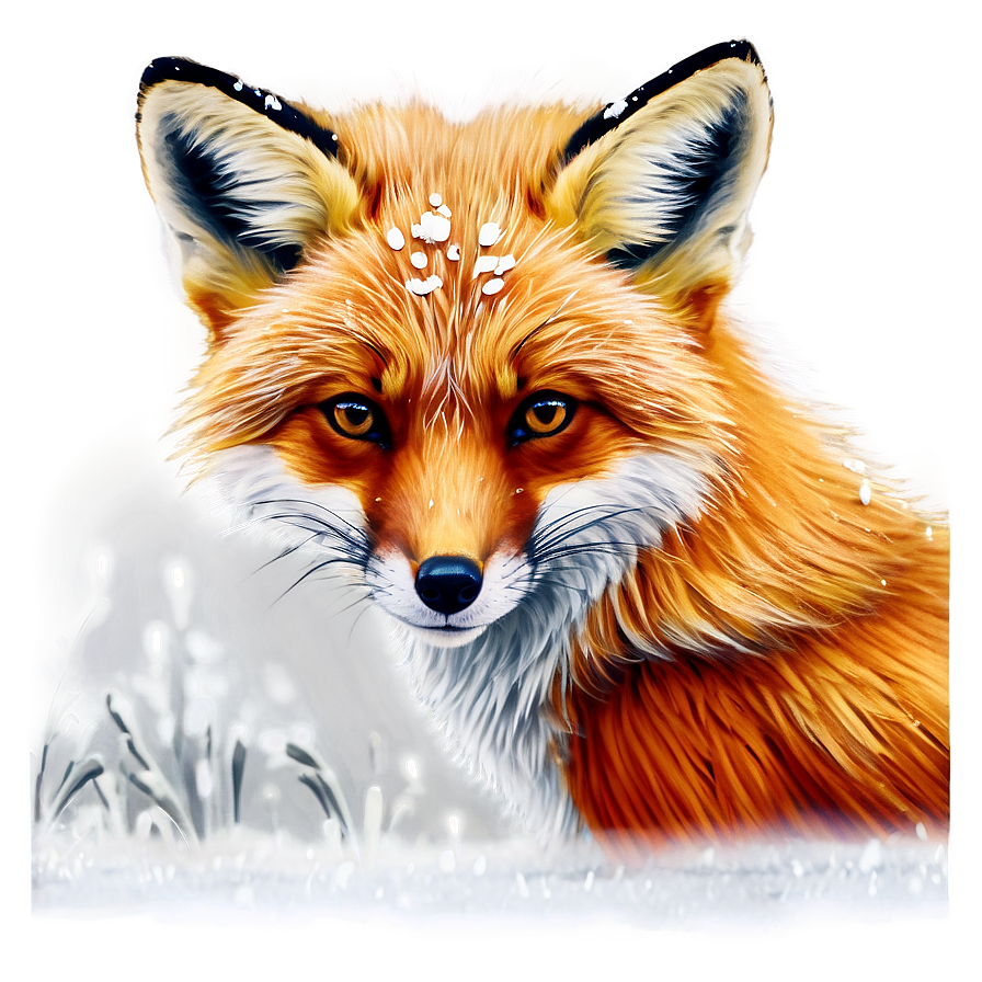 Red Fox In Snow Png 06242024 PNG Image