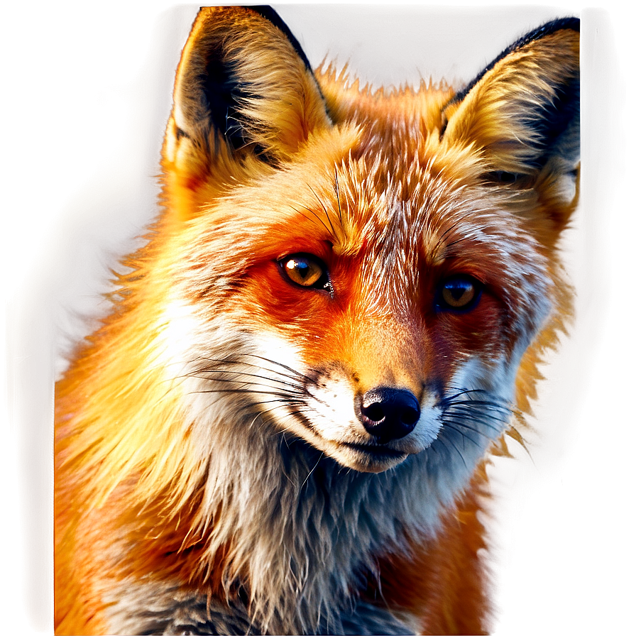 Red Fox In Sunlight Png 95 PNG Image