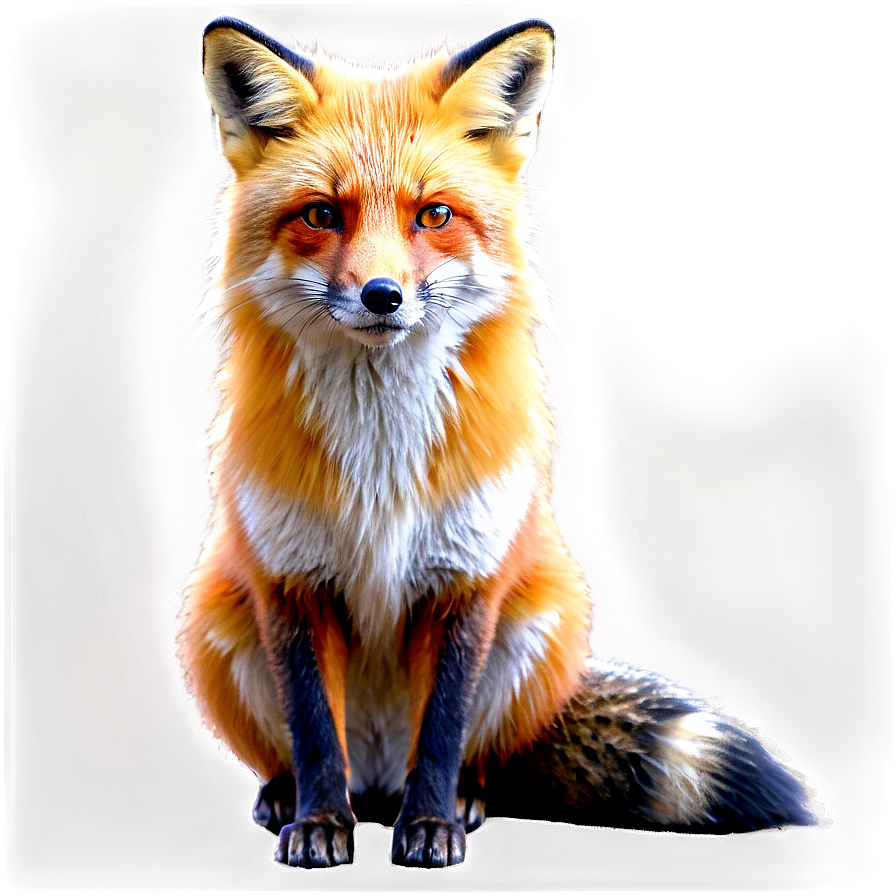 Red Fox Sitting Png 98 PNG Image