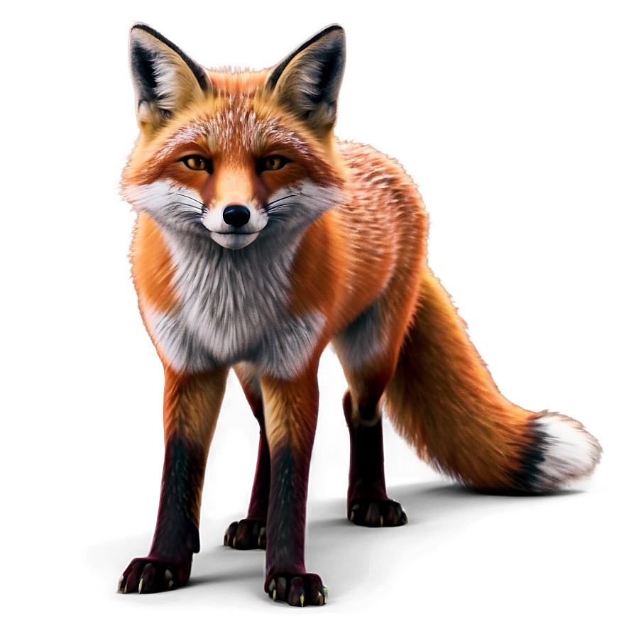 Red Fox Stance Png Csh PNG Image