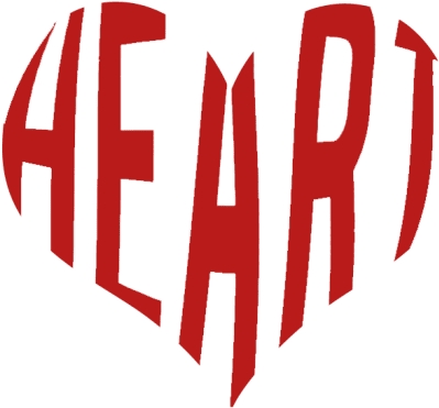 Red Fractured Heart Text Graphic PNG Image