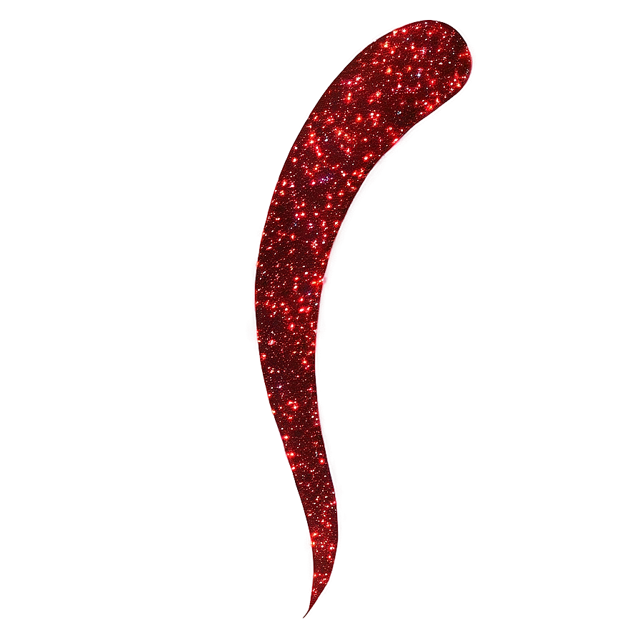 Red Glitter Line Highlight Png Kim PNG Image