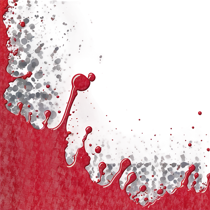 Red Grunge Splatter Border Png Jju20 PNG Image