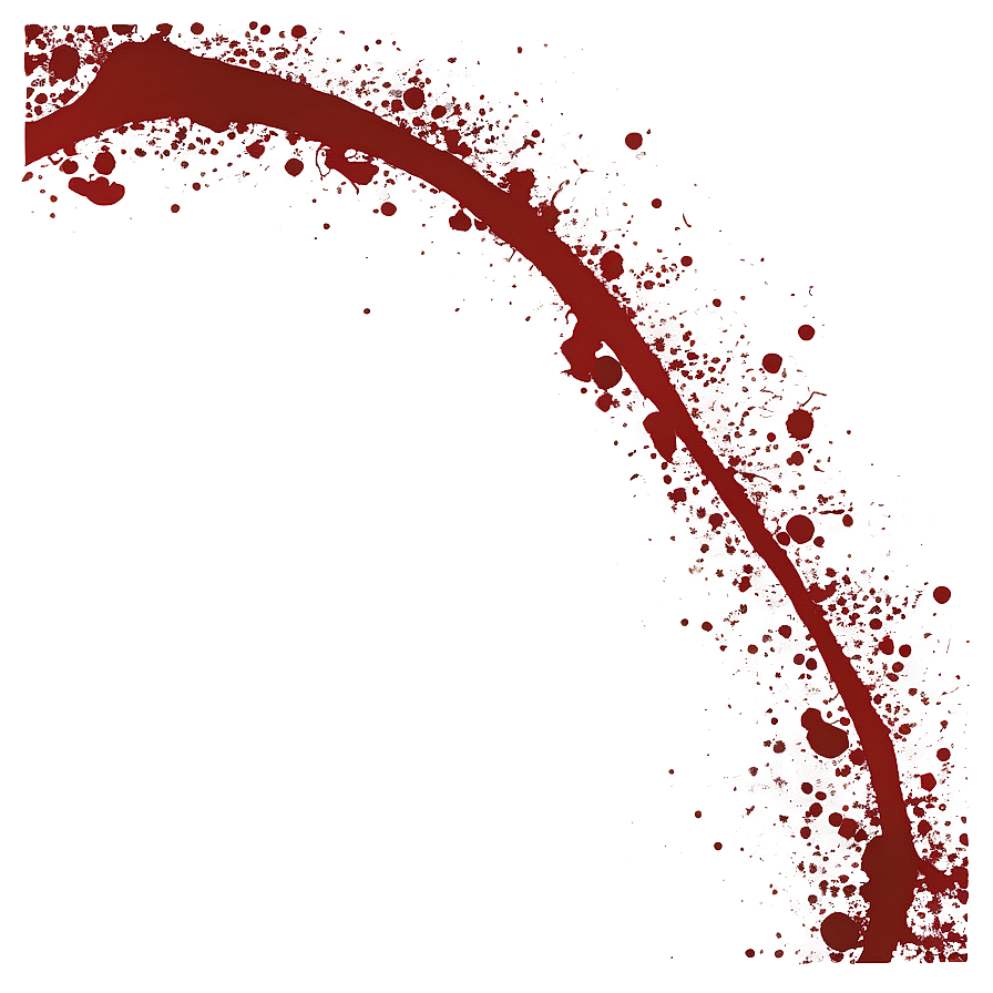 Red Grunge Splatter Border Png Udp2 PNG Image