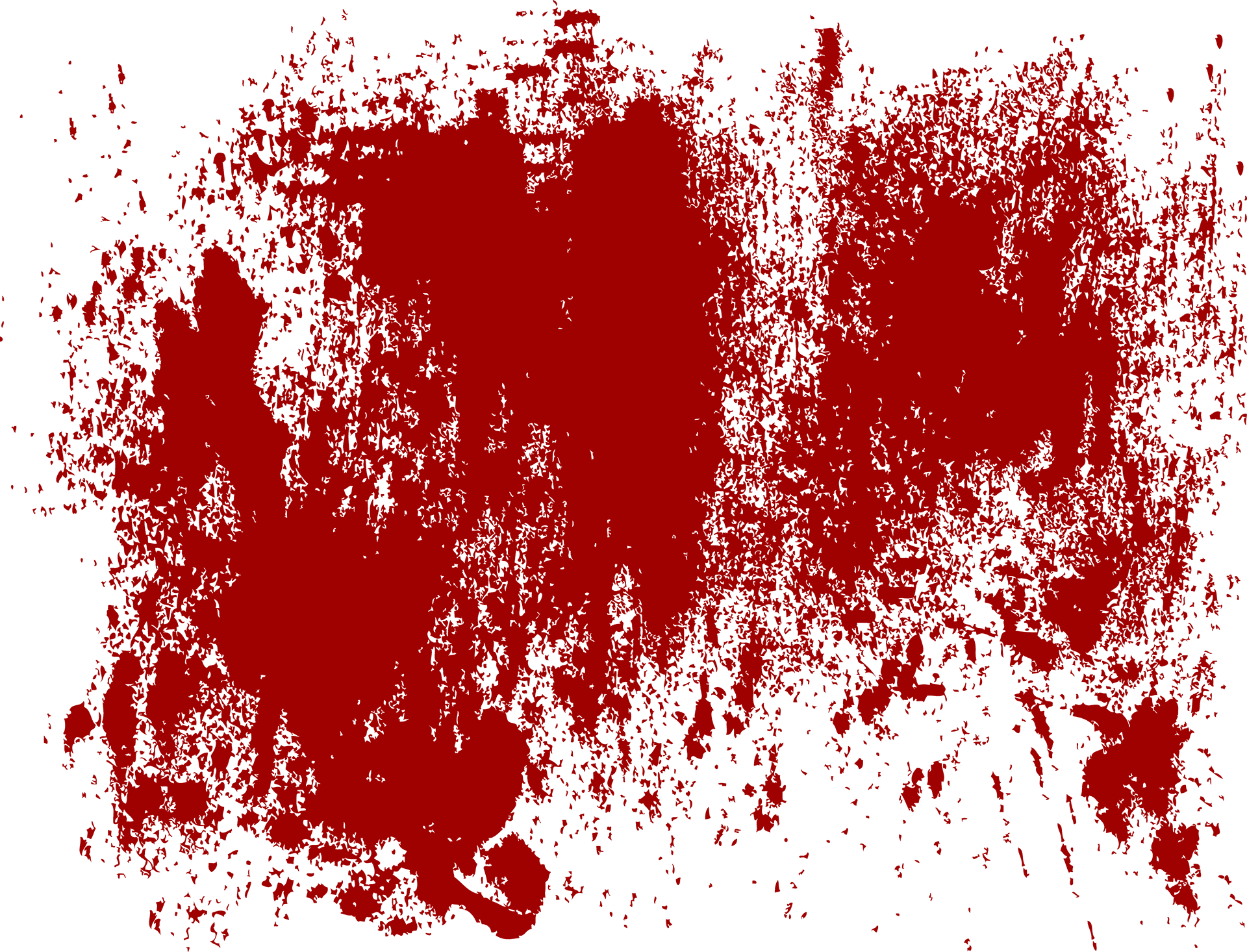 Red Grunge Splatter Texture PNG Image