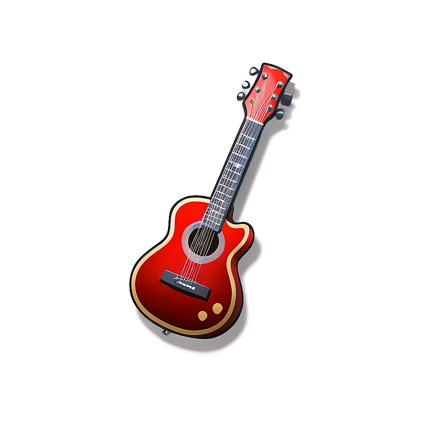 Red Guitar Icon Png 87 PNG Image