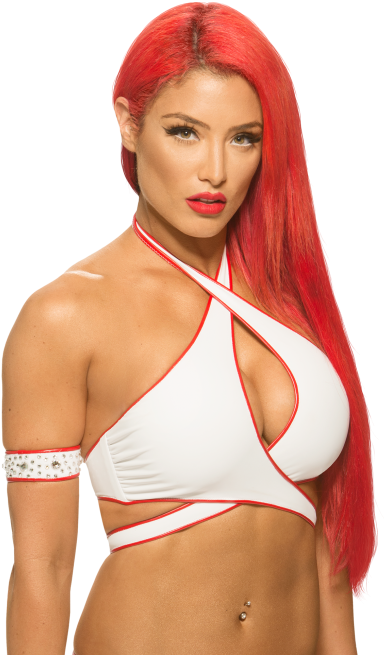 Red Haired Woman In White Athletic Wear PNG Image