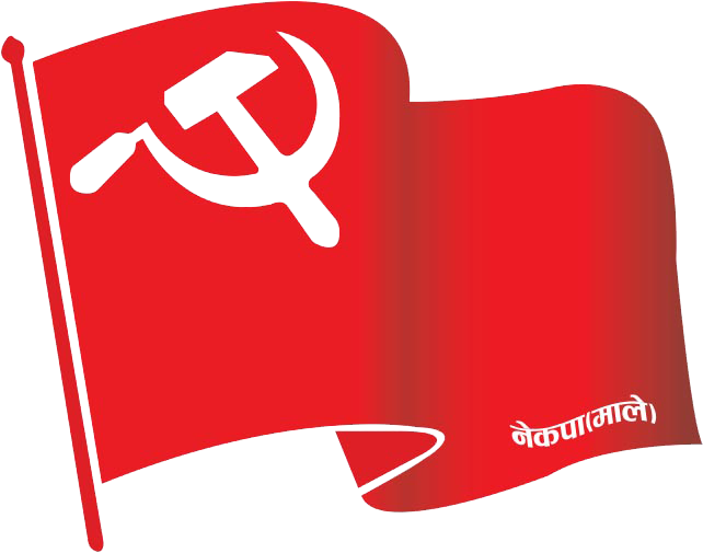 Red Hammerand Sickle Flag PNG Image