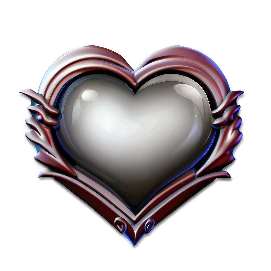 Red Heart Emblem Png Chq PNG Image