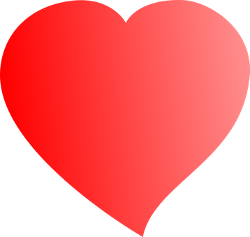 Red Heart Graphic PNG Image