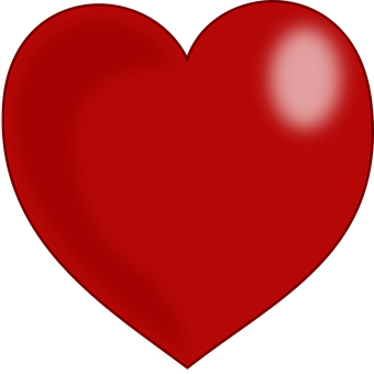 Red Heart Icon PNG Image