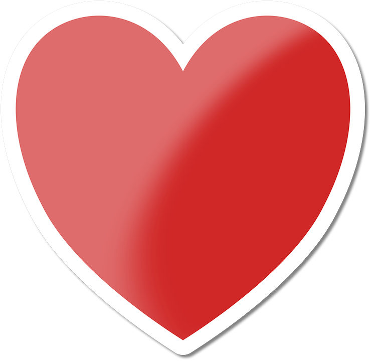 Red Heart Icon PNG Image