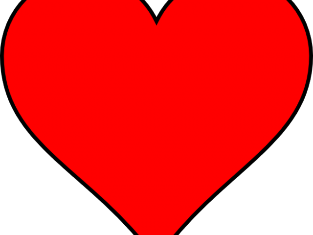 Red Heart Icon Simple Graphic PNG Image