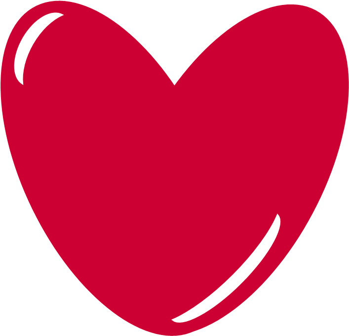 Red Heart Transparent Background PNG Image