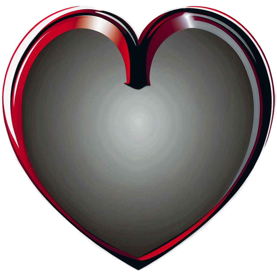 Red Heart Vector Illustration Png 06132024 PNG Image