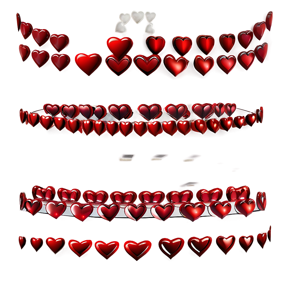 Red Hearts Png 26 PNG Image