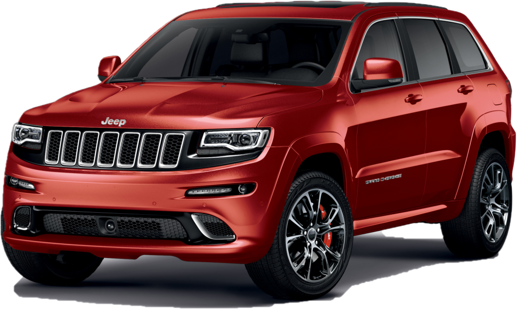 Red Jeep Grand Cherokee S U V PNG Image