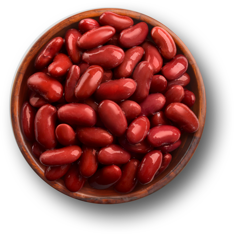 Red Kidney Beansin Bowl PNG Image