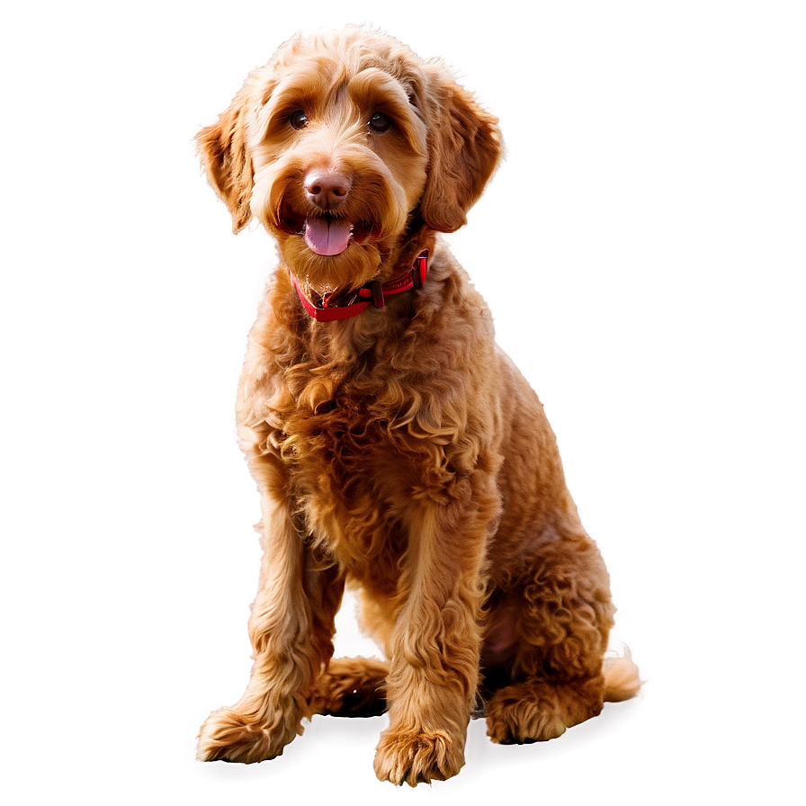 Red Labradoodle Dog Png 06262024 PNG Image