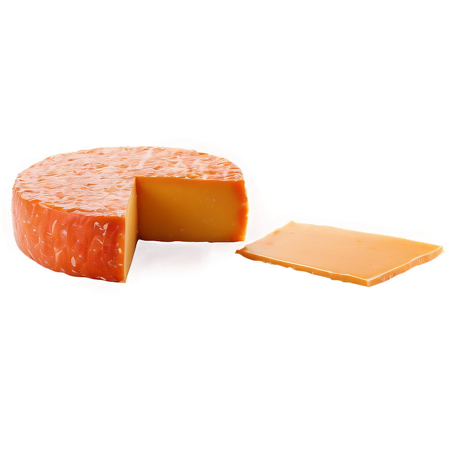 Red Leicester Cheese Wheel Png Rvi PNG Image